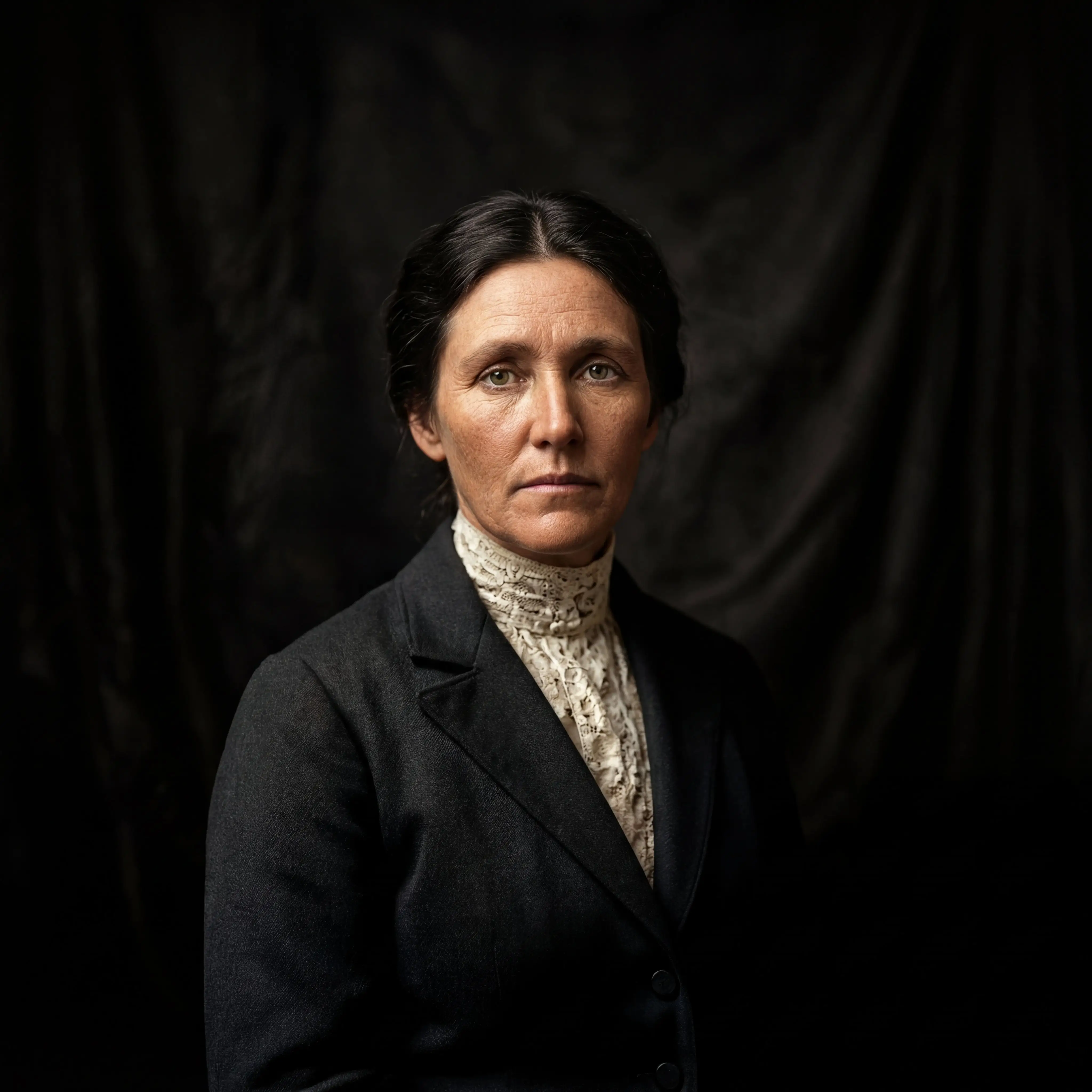 AI restored photo — After